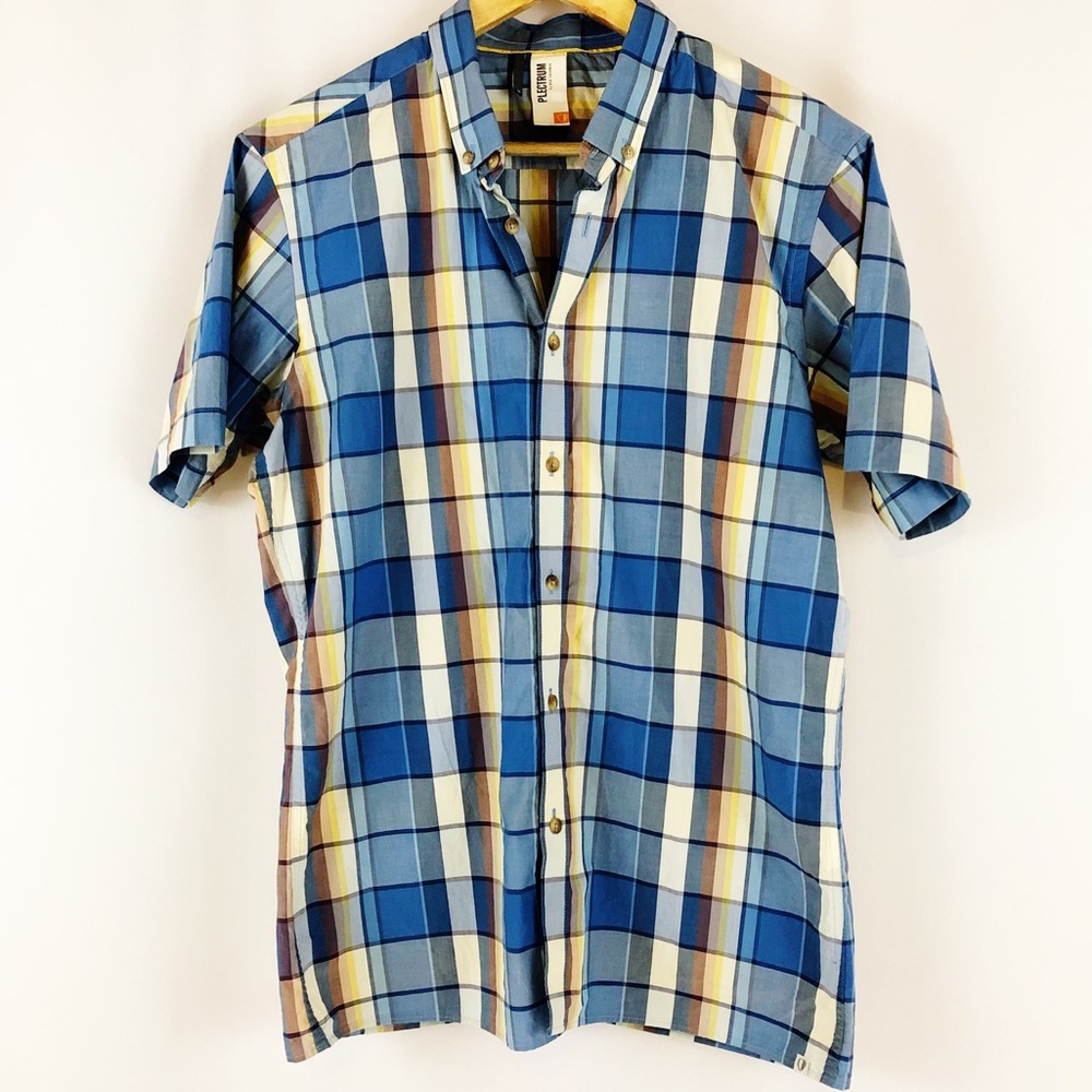 Men's Plectrum Short Sleeved Button Down Shirt